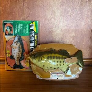 Vintage The Big Mouth Rainbow Trout Singing Animated Fish | New Open Box | 2000